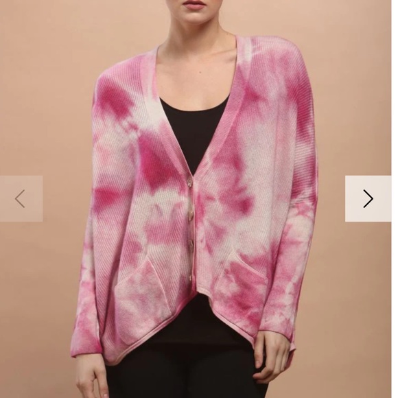 Zoe Courure Sweaters - Zoe Couture Hand Dye Oversized Cardigan in Mongolia Cashmere, Medium